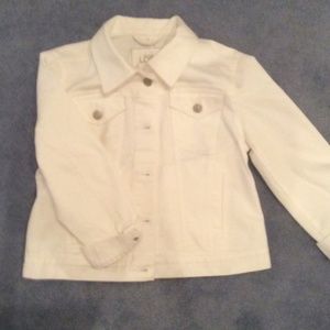 LOFT White Denim Jacket